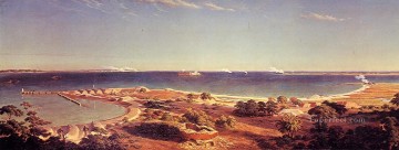 Albert Bierstadt Painting - The Bombardment of Fort Sumter Albert Bierstadt